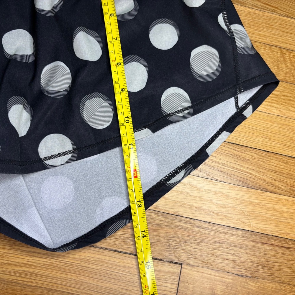 Oisellee Toolbelt Roga Shorts Women's 8 Daring Dots Running Athletic Inseam 4" - Picture 7 of 9